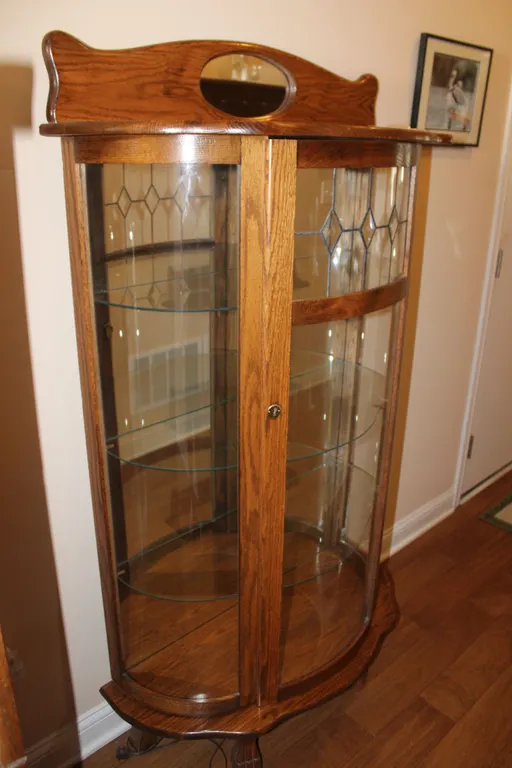 Oak Curio Cabinet