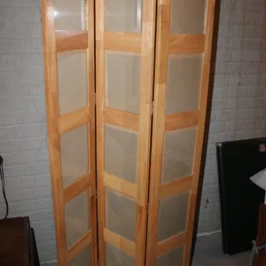 Wood Folding Picture Display Screen