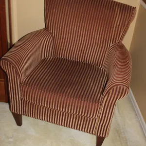 Striped Armchair
