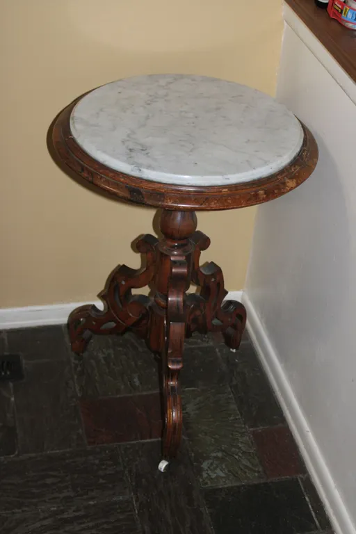 Victorian Marble-Top Table