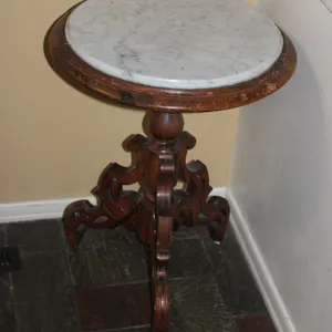 Victorian Marble-Top Table