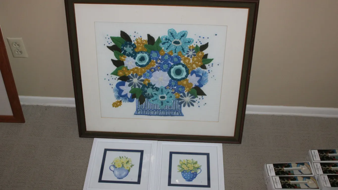 Floral Needlework & Prints