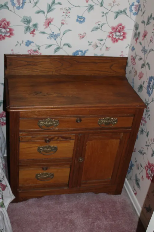 Antique Oak Washstand
