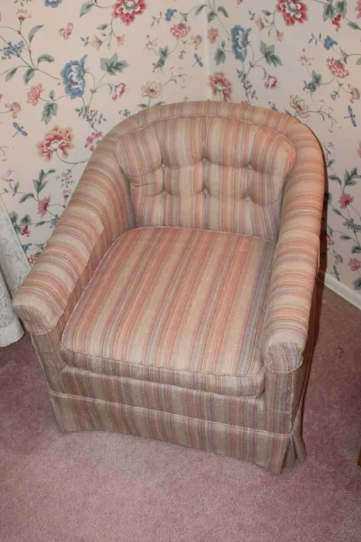 Striped Armchair