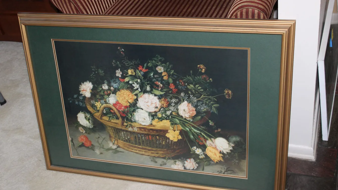 Floral Basket Print