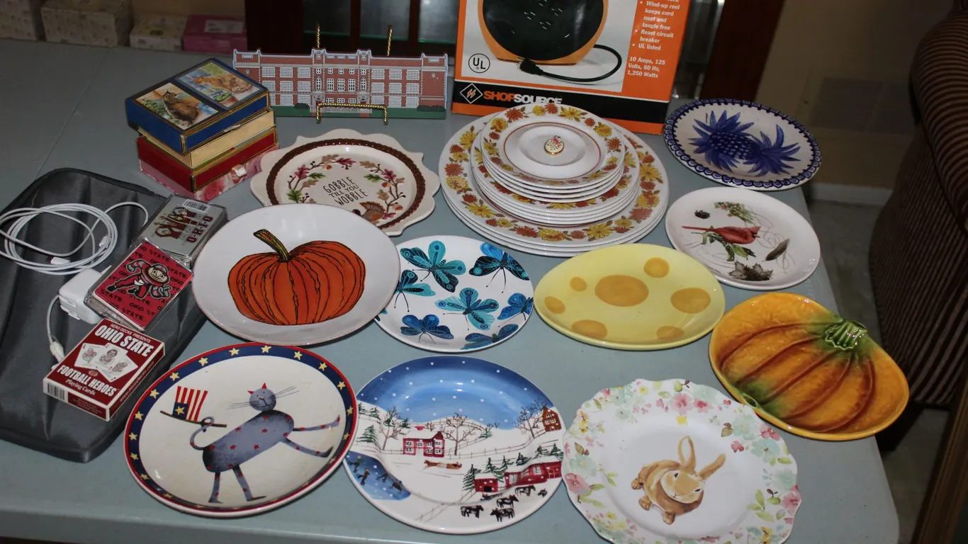 Plates, Cards & Reel