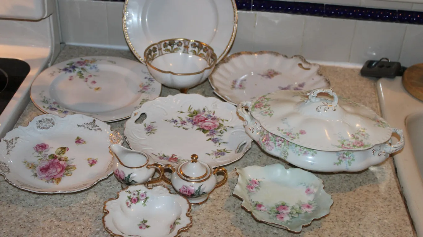 Floral China Serveware
