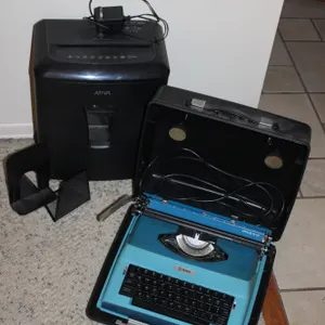 Ativa Shredder & Royal Electric Typewriter