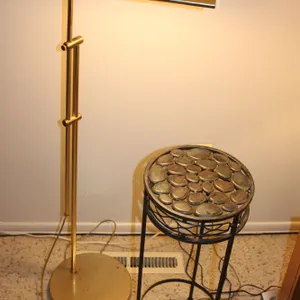 Floor Lamp & Plant Stand