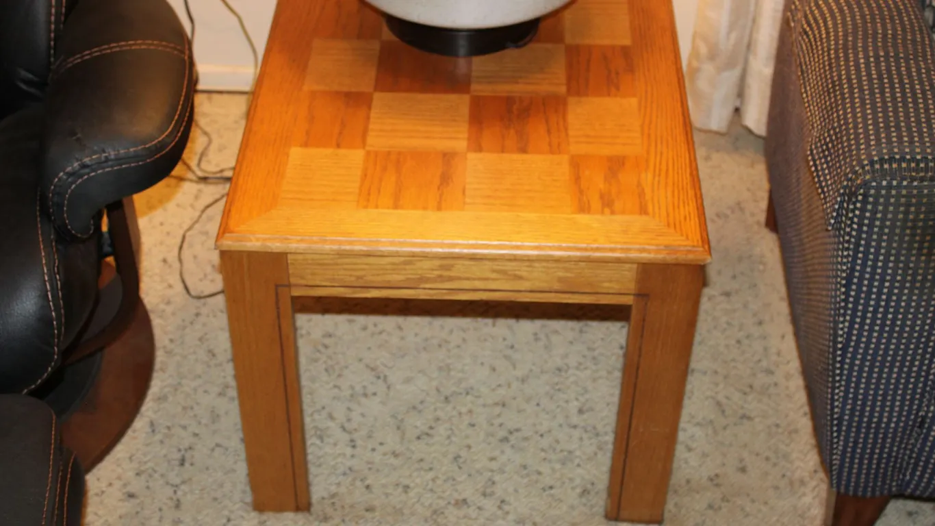 Parquet End Table