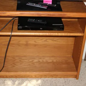 Oak Media Stand