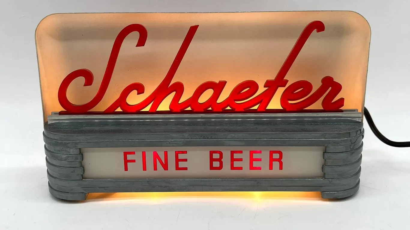 Schaefer Beer Lighted Sign