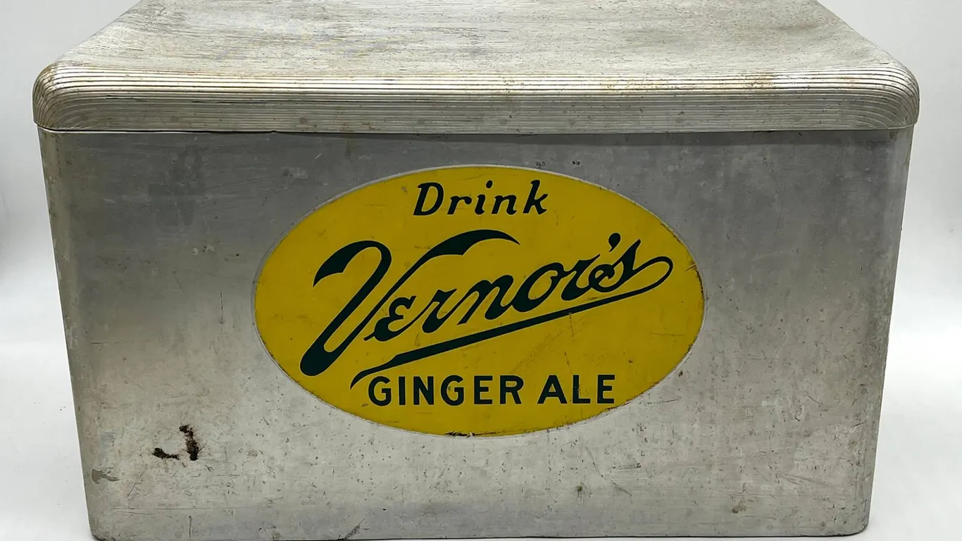 Vernors Ginger Ale Aluminum Cooler with Handles
