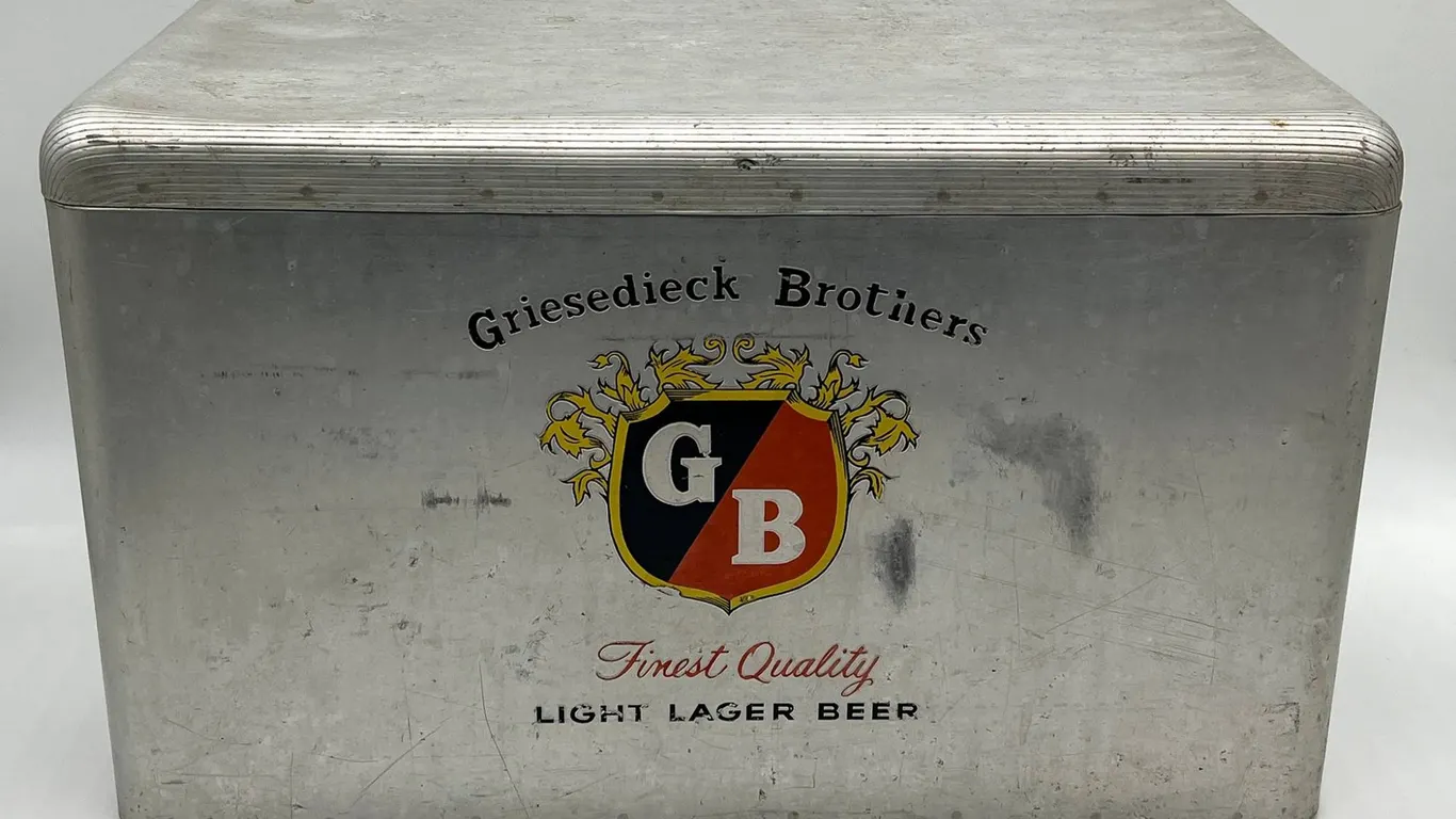Griesedieck Brothers Aluminum Beer Cooler