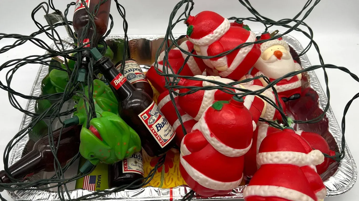 Bud Light Christmas Themed String Lights