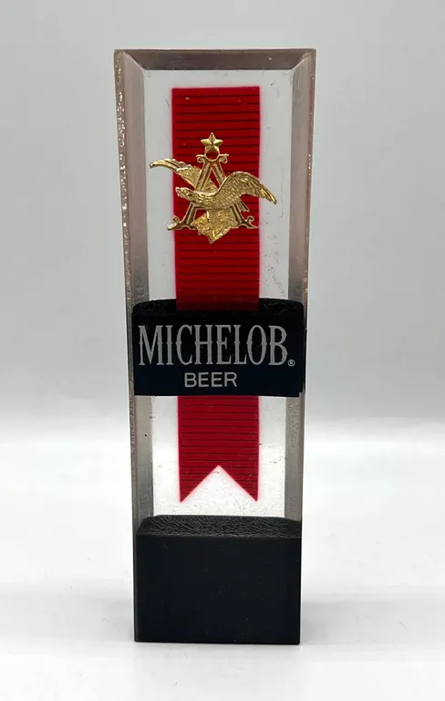Michelob Vintage Beer Tap Handle Acrylic and Plastic