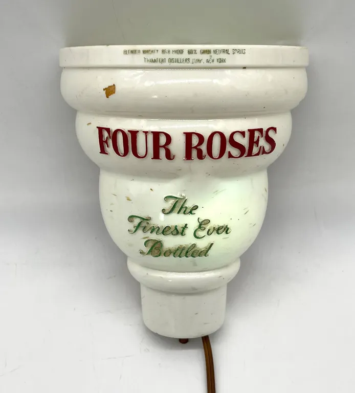 Four Roses Electric Whiskey Light Wall Sign