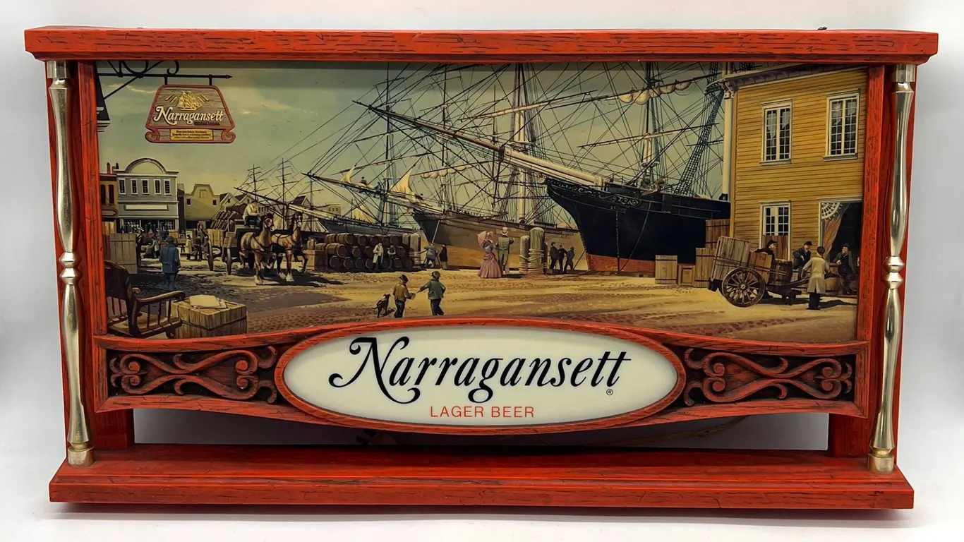 Narragansett Lager Beer Lighted Sign