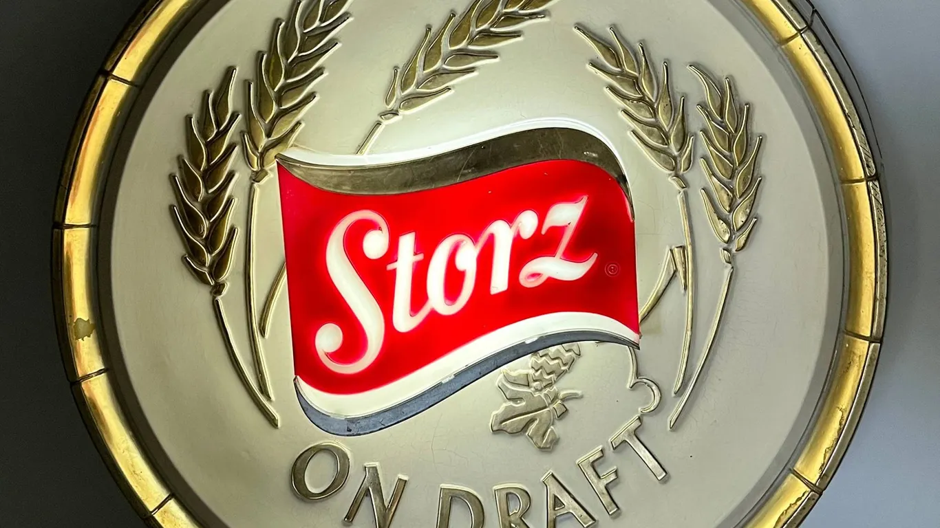 Storz On Draft Illuminated Beer Light Sign