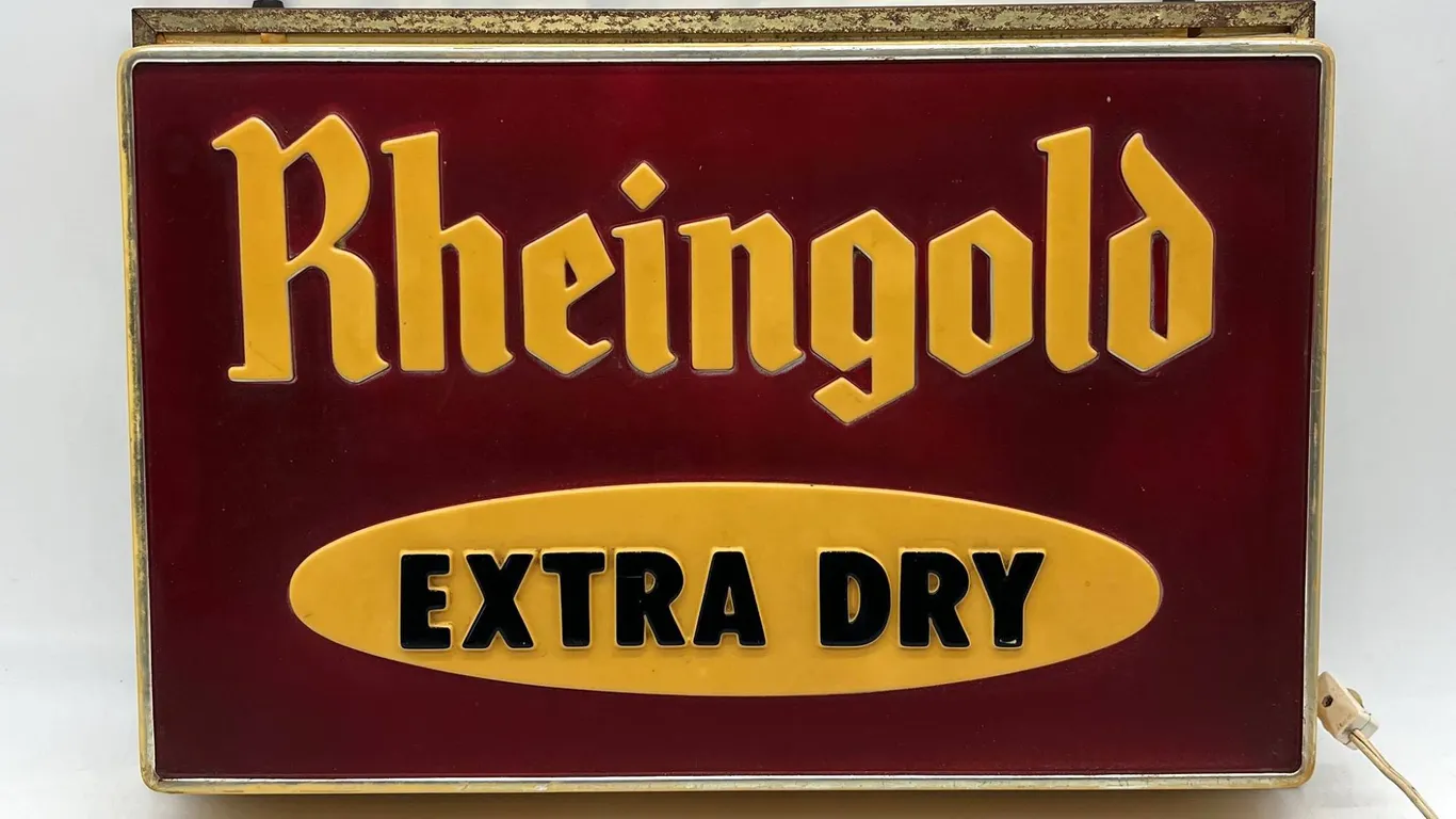 Rheingold Extra Dry Beer Lighted Sign