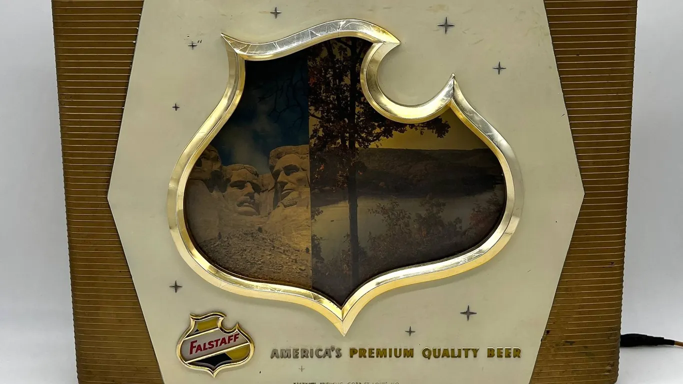 Falstaff Brewing Corp. Illuminated Beer Light