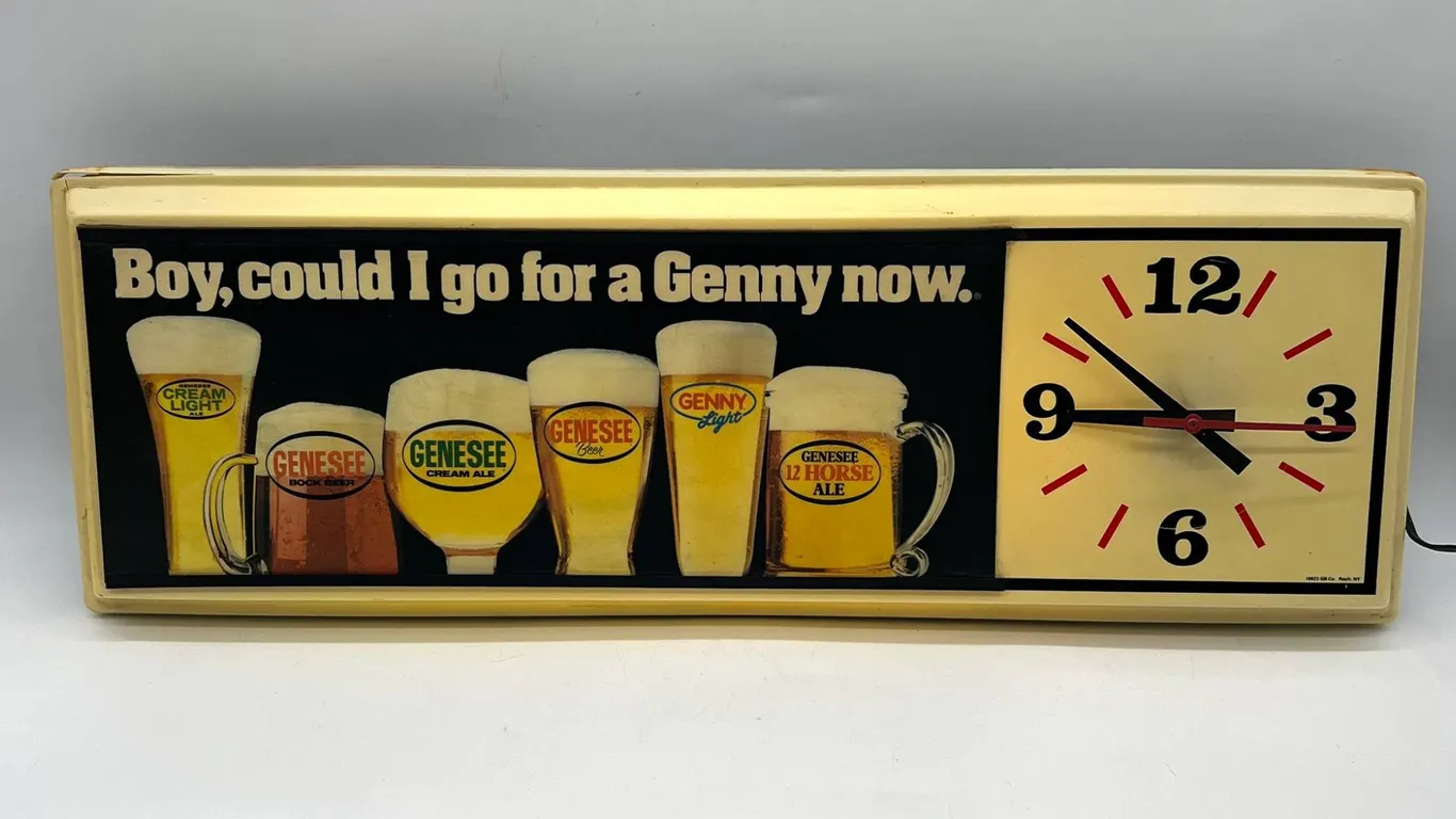 Genesee Beer Lighted Wall Clock