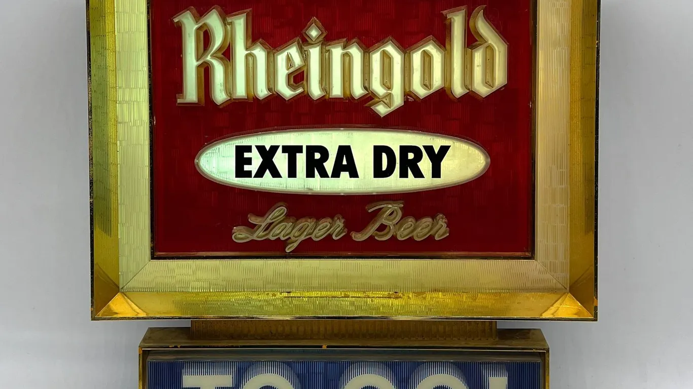 Rheingold Extra Dry Lager Beer Lighted Sign