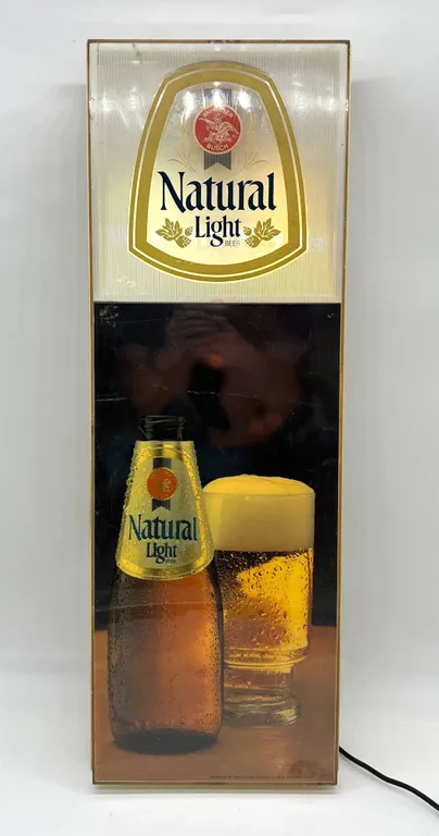 Anheuser-Busch Natural Light Beer Illuminated Sign
