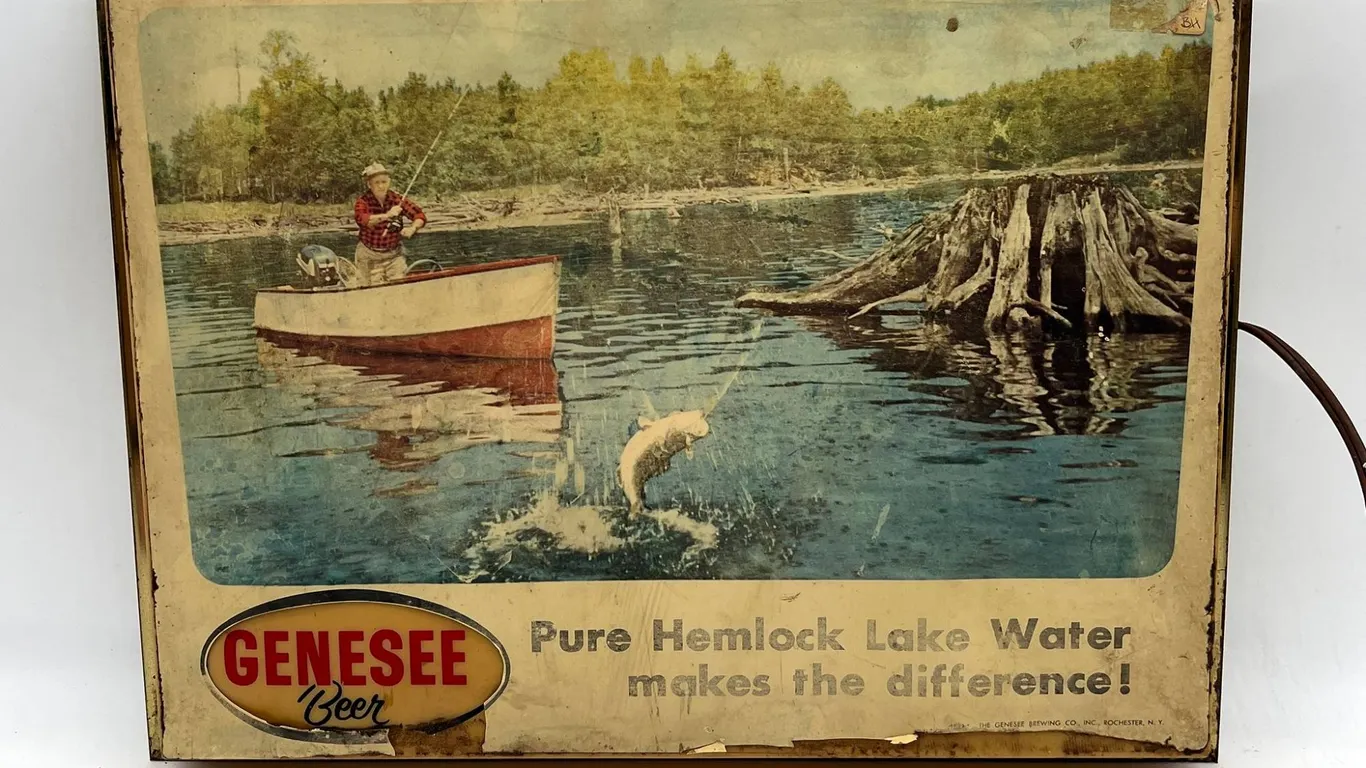 Genesee Beer Lighted Advertising Sign
