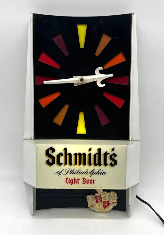 Schmidt's of Philadelphia Lighted Beer Clock