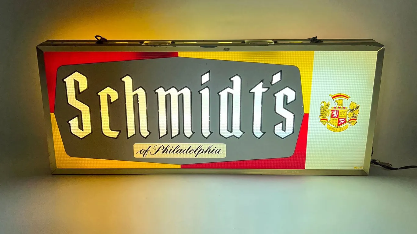 Schmidt's of Philadelphia Double Sided Beer Light
