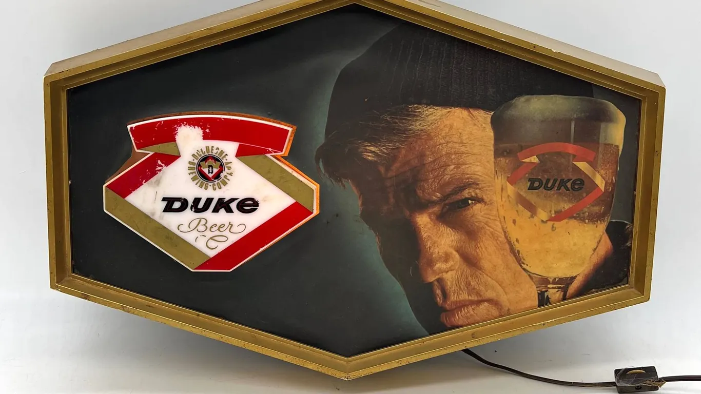 Duke Beer Illuminated Wall Light Sign