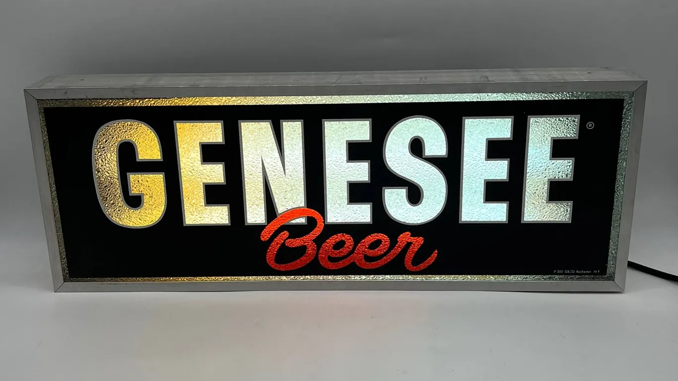 Genesee Beer Illuminated Advertising Light