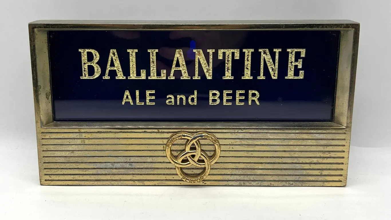 Ballantine Ale and Beer Metal Beer Sign