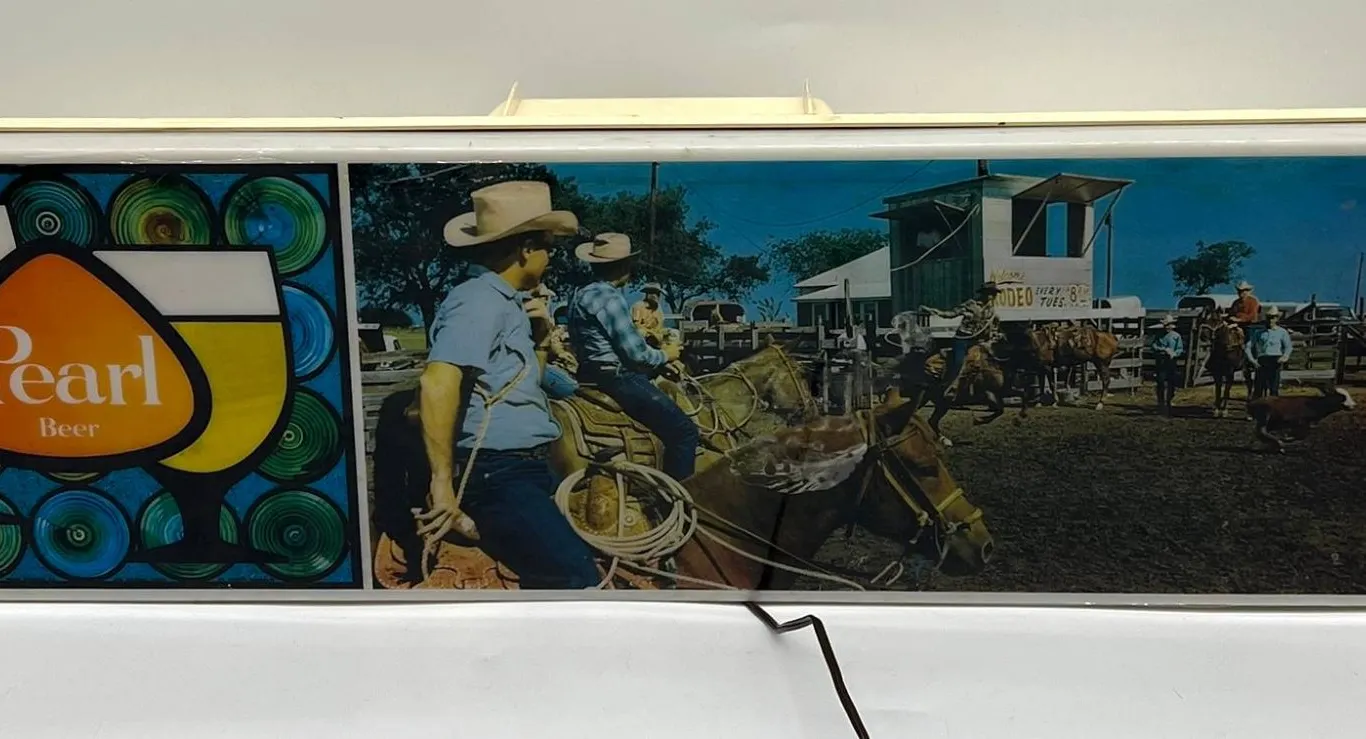 Pearl Beer Lighted Bar Sign
