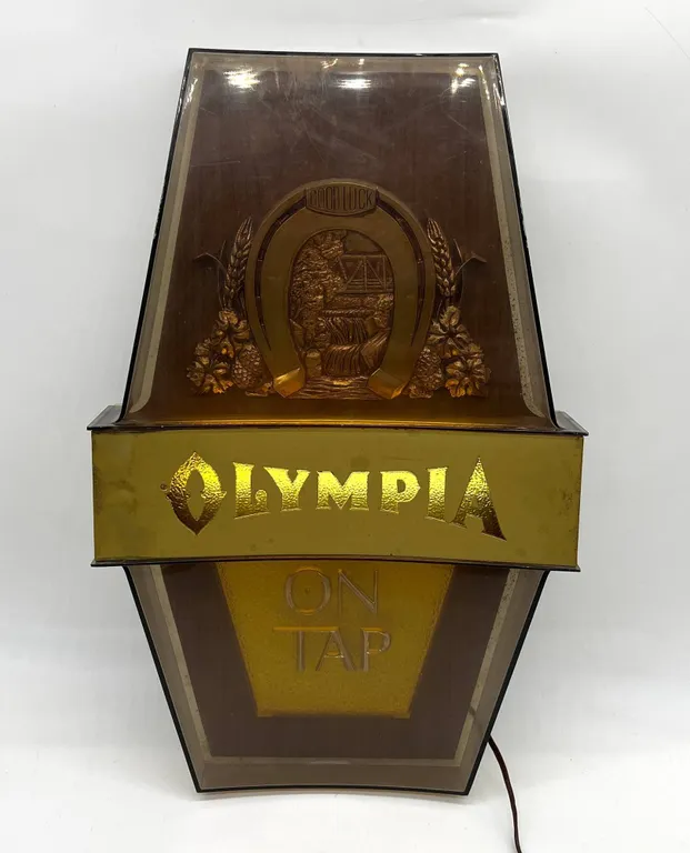 Olympia Beer Lighted Sign "On Tap"