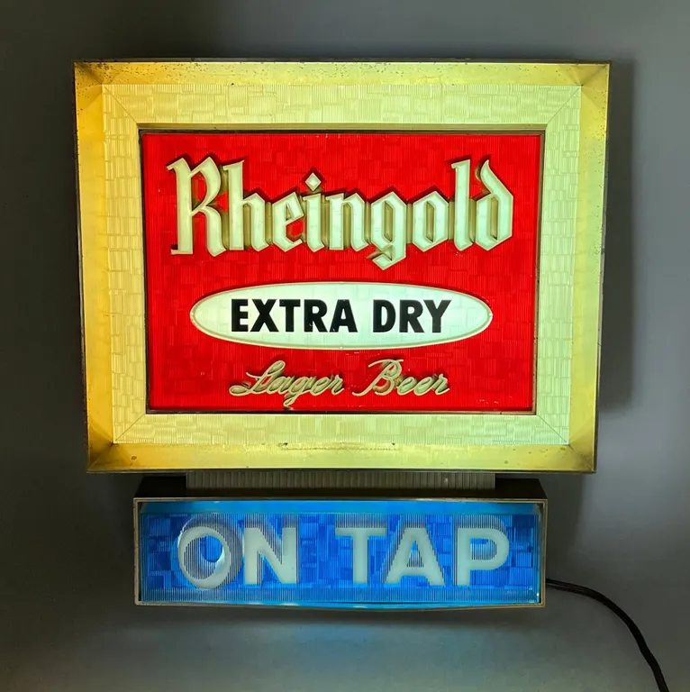 Rheingold Extra Dry Lager Beer Lighted Sign