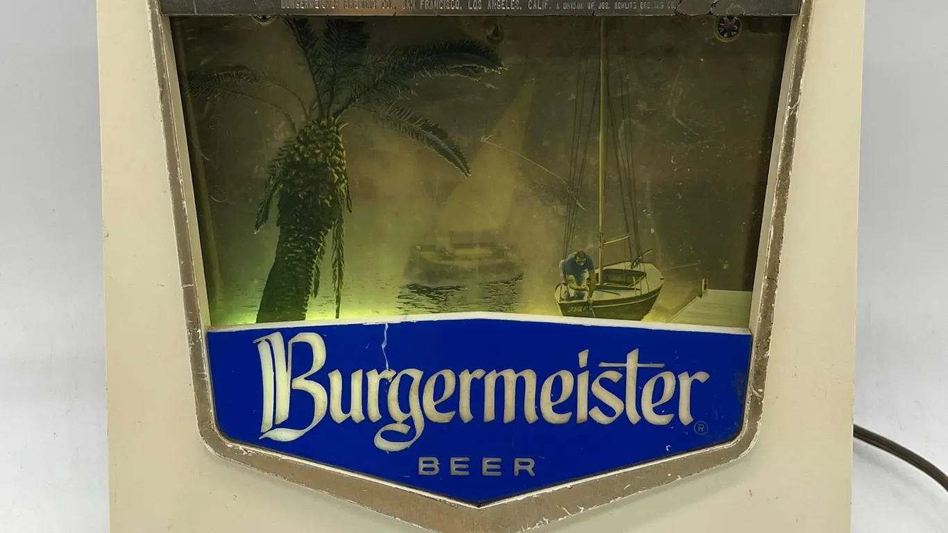 Burgermeister Beer Lighted Sign