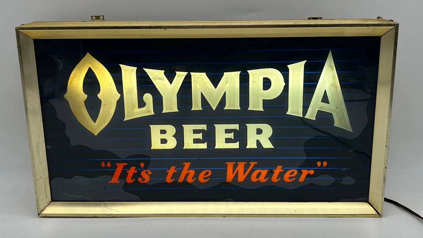 Olympia Beer Lighted Advertising Sign