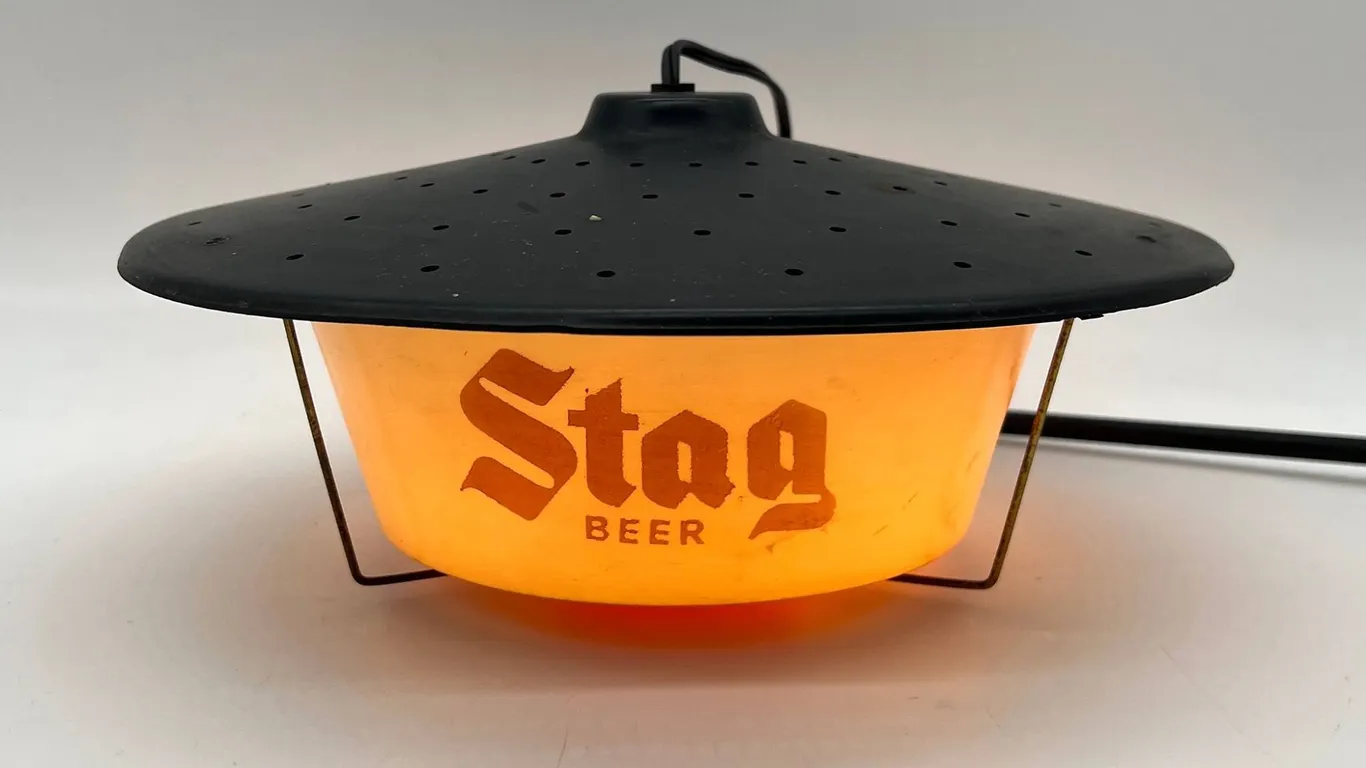 Stag Beer Lighted Advertising Sign