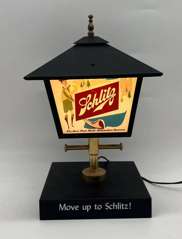 Schlitz Beer Light-Up Bar Lamp