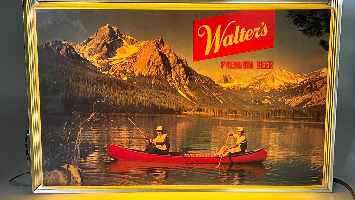 Walter's Premium Beer Lighted Sign