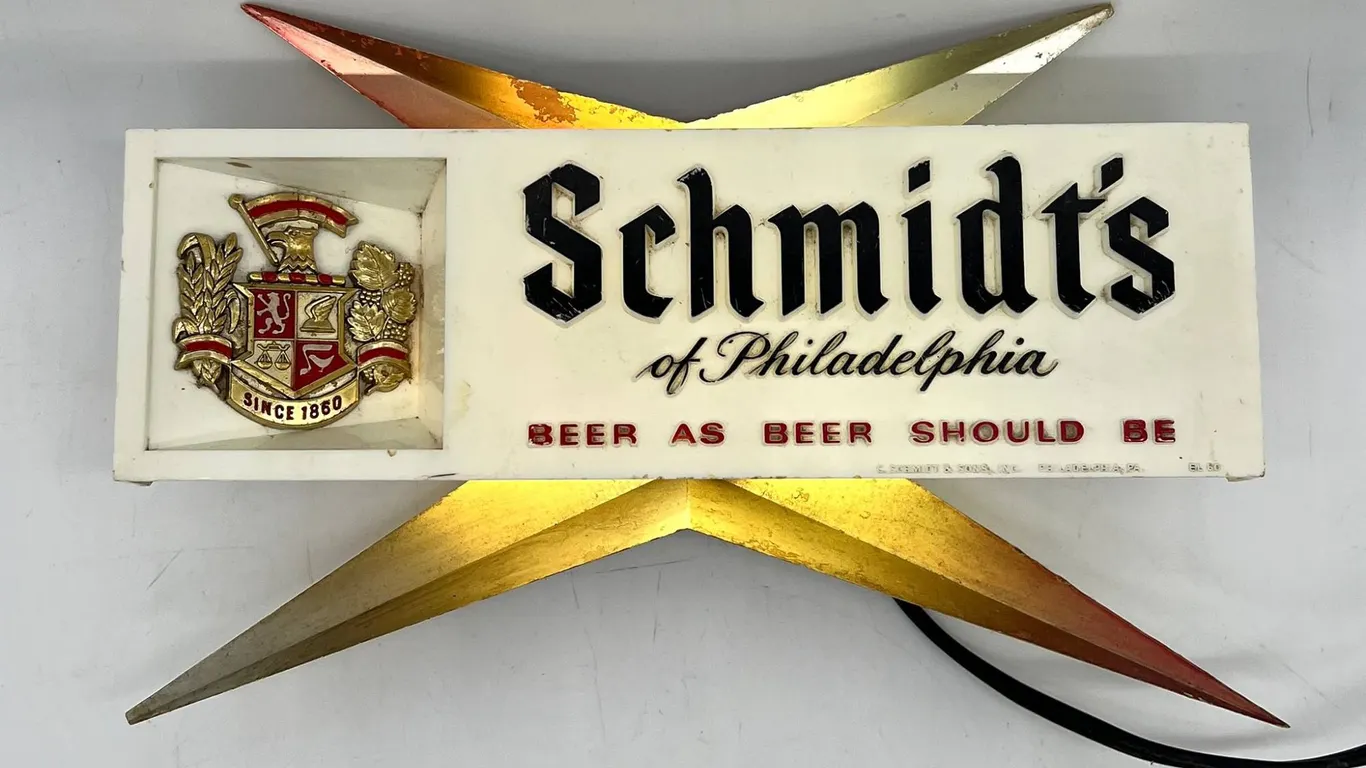 Schmidt's of Philadelphia Beer Light Sign