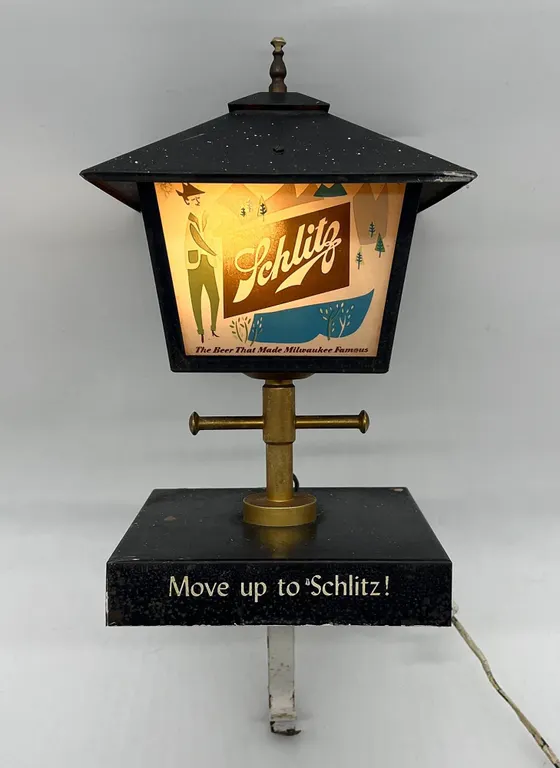 Schlitz Advertising Beer Light Lantern