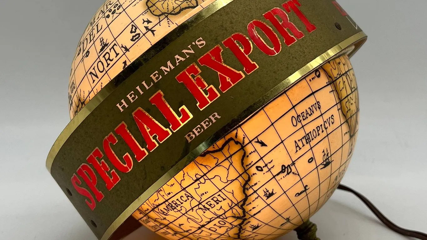 Heileman's Special Export Beer Lighted Globe