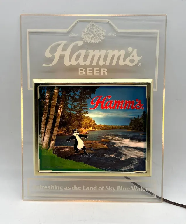 Hamm's Beer Lighted Advertising Sign