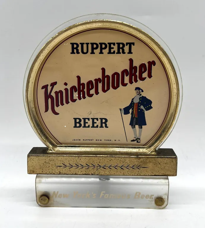 Ruppert Knickerbocker Beer Lighted Sign