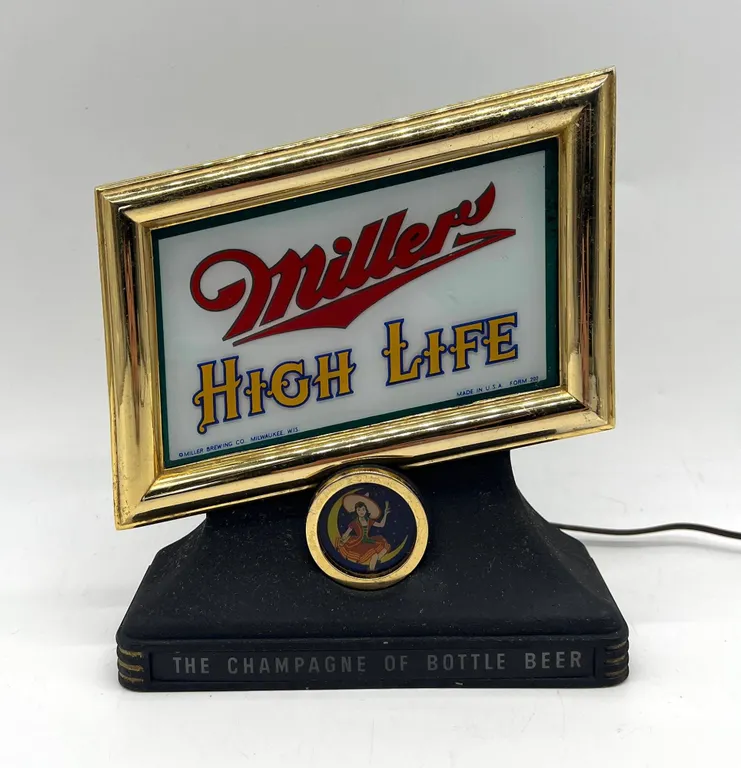 Miller High Life Beer Light Sign