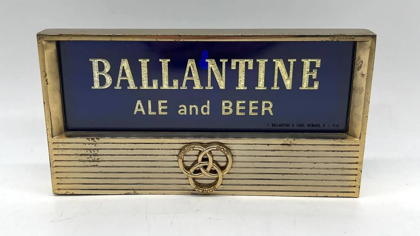 Ballantine Ale and Beer Metal Sign