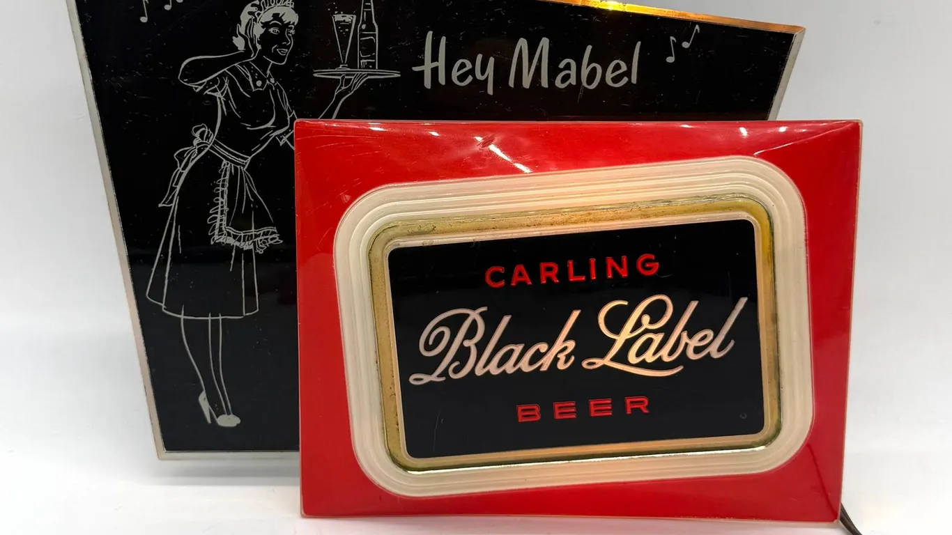Carling Black Label Beer Lighted Sign